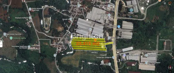 image TANAH STRATEGIS DI BANDAR LAMPUNG - 23.415 M2, COCOK UNTUK GUDANG ATAU PABRIK! (1)