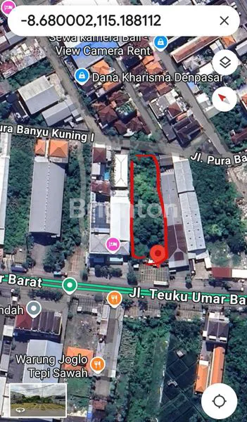 image TANAH PREMIUM 2900 METER – TEUKU UMAR BARAT, DENPASAR LOKASI STRATEGIS |ZONA KOMERSIAL 2 AKSES JALAN (1)