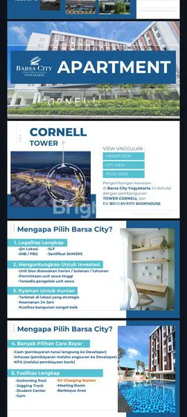 image APARTEMEN STUDIO BARSA CITY – 590 JUTAAN! HUNIAN STRATEGIS DI SCBD YOGYAKARTA (1)