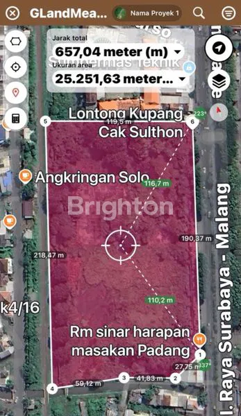 image TANAH KOMERSIAL 2,5 HA NOL JALAN RAYA SUMORAME - CANDI, SIAP BANGUN! (3)