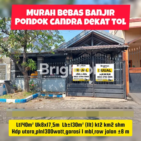 Gambar Property MURAH BANGET PONDOK CANDRA 800 JUTAAN DKT DELTASARI PURIMAS RUNGKUT GUNUNGANYAR MEDOKAN WIGUNA