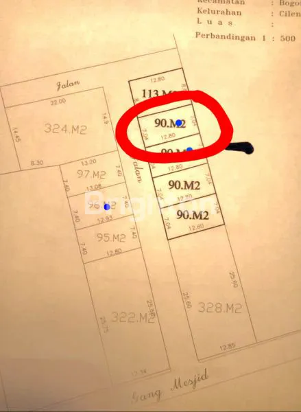 image DIJUAL KAVLING DI GG MASJID CILENDEK (1)
