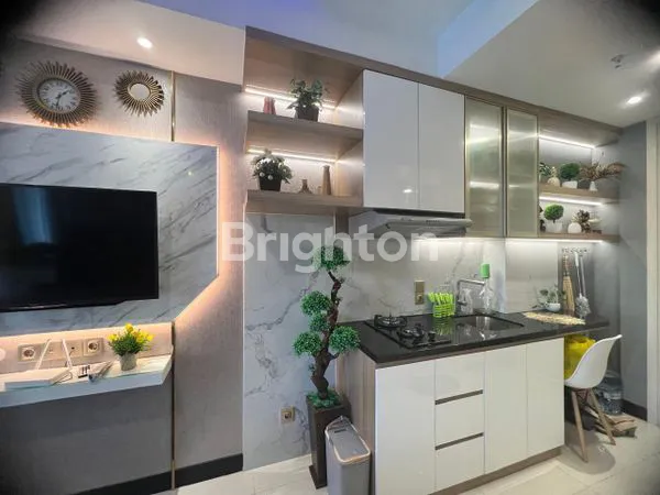 image APARTEMEN AMOR LANTAI 3 FULL FURNISHED MEWAH SEPERTI HOTEL, BARU GRESS BELUM PERNAH DIPAKAI, UNBLOCKING VIEW POOL & CITY (4)