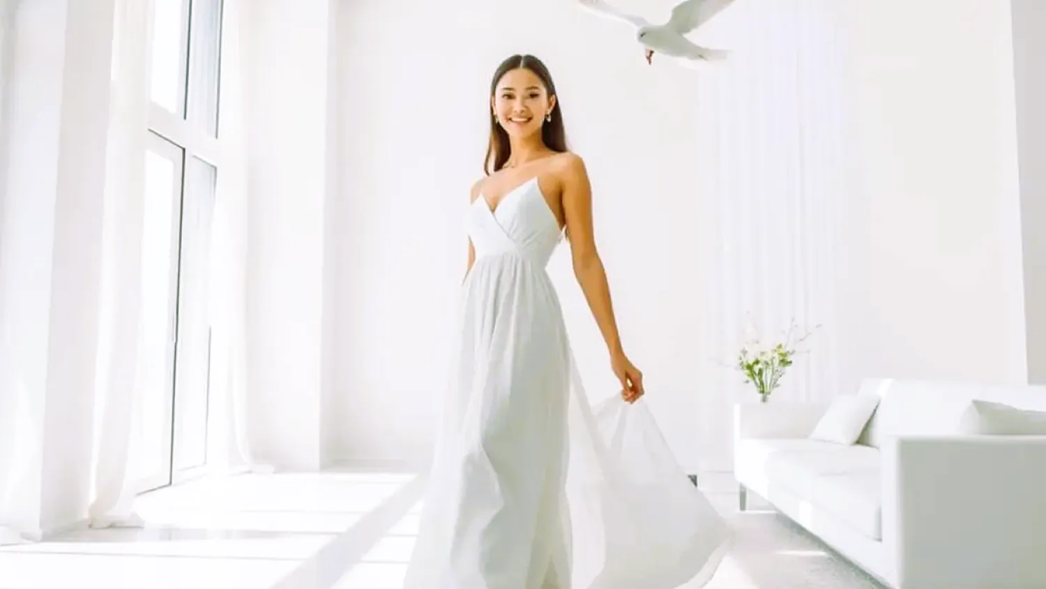 inspirasi desain rumah warna putih 2