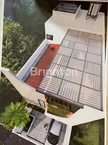 image RUMAH BRANDNEW BERGAYA MINIMALIS 3 LANTAI DENGAN KOLAM RENANG DI PULOMAS JAKARTA TIMUR (2)