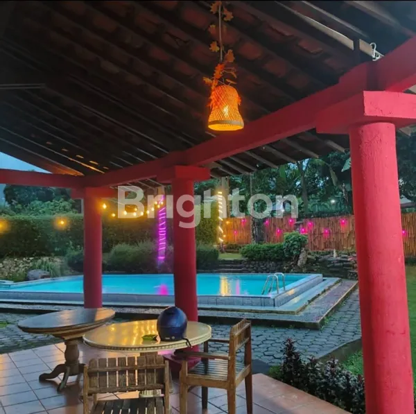 image VILLA MEWAH 8KT DI CISARUA - VIEW PEGUNUNGAN, 2 KOLAM RENANG (3)