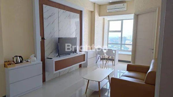 image SEWA KONTRAK APARTEMEN 2BR LANTAI 22 FULL FURNISH PAKUWON MALL SURABAYA BARAT (1)