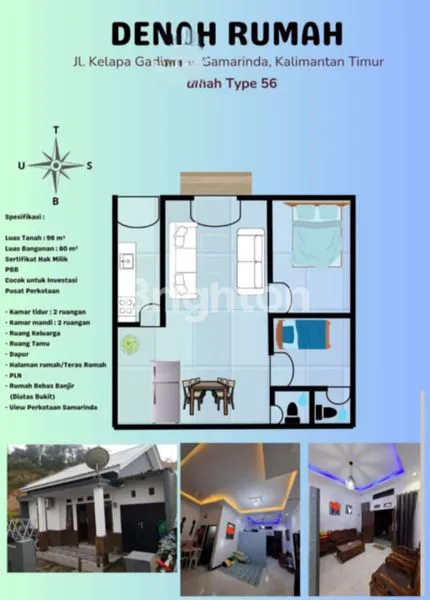 image RUMAH CANTIK TENGAH KOTA SAMARINDA, CITY VIEW MEMUKAU, BEBAS BANJIR, SHM, NEGO SAMPAI JADI! (4)