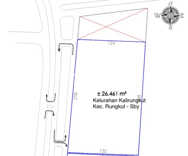 image DIJUAL TANAH DI JALAN MERR SURABAYA TIMUR (2)