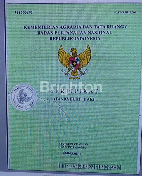 image TANAH SOLO BARU DEKAT PABRIK DAN MALL COCOK UNTUK KOS KOS-AN (1)