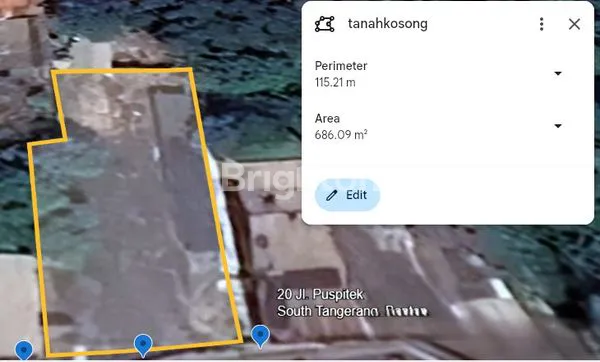 image TANAH PINGGIR JALAN RAYA PUSPITEK DISEWAKAN – COCOK USAHA & GUDANG! (6)