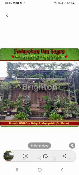 image RUMAH JOGLO SUPER ANTIQUE &FULL FURNISH JATI UKIRAN DI BEKASI. (6)