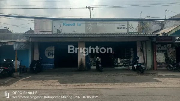 TOKO STRATEGIS PINGGIR JALAN LT. 385 M2 DI  LOSARI, PAGENTAN, SINGOSARI, MALANG KAB