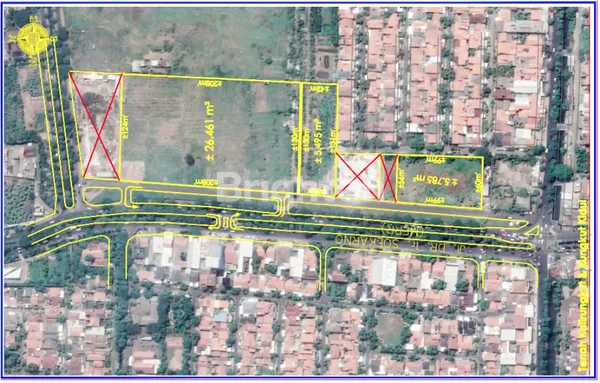 image LAHAN 1 LOKASI SANGAT STRATEGIS COCOK UNTUK USAHA SEKOLAH DAN BISNIS PINGGIR JALAN RAYA MERR (2)