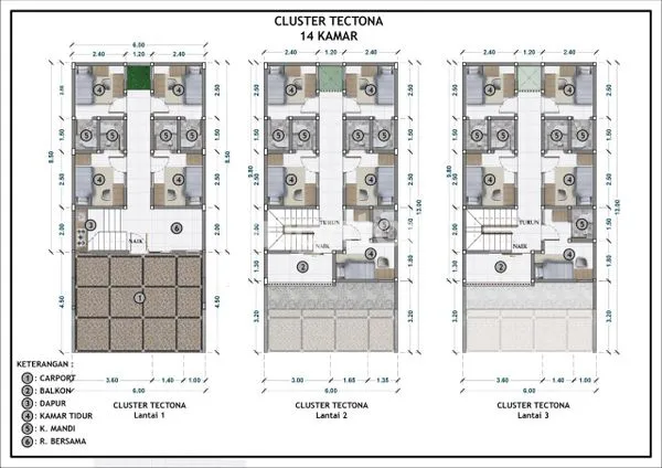 image RUMAH KOST 14 KAMAR HARGA 2M-AN MERJOSARI (5)