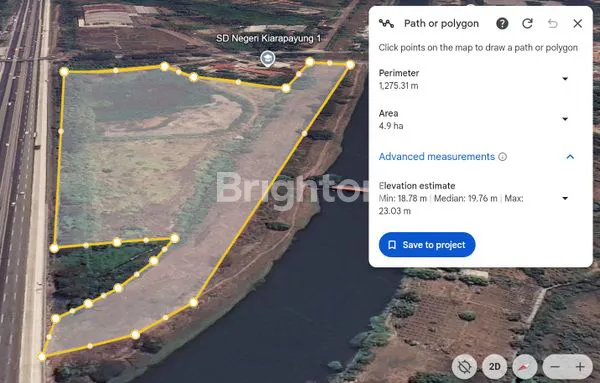 TANAH MURAH 49.000M2 DI JL. KALIANGSANA, KALIJATI, SUBANG