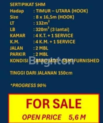 image RUMAH BARU MINIMALIS MODERN MEWAH 3LT HOOK TAMAN RATU (2)