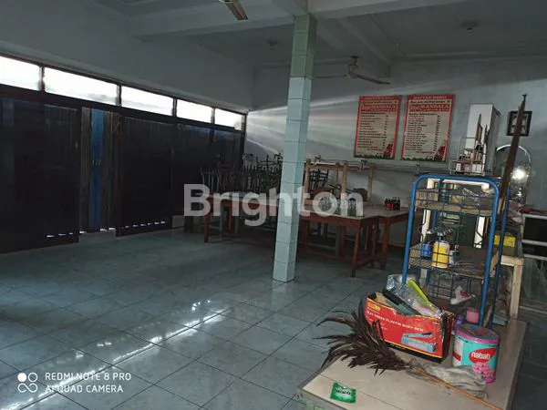 RUMAH USAHA 2 LANTAI LOKASI STRATEGIS COCOK UNTUK USAHA DEPOT/BENGKEL/SHOWROOM,INDOMARET