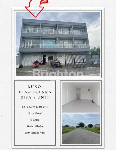 image SISA 1 UNIT RUKO 3 LANTAI DIAN ISTANA SURABAYA (2)