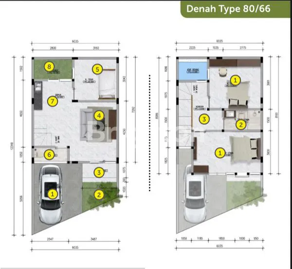 image RUMAH MODERN 2 LANTAI DI SESETAN (7)