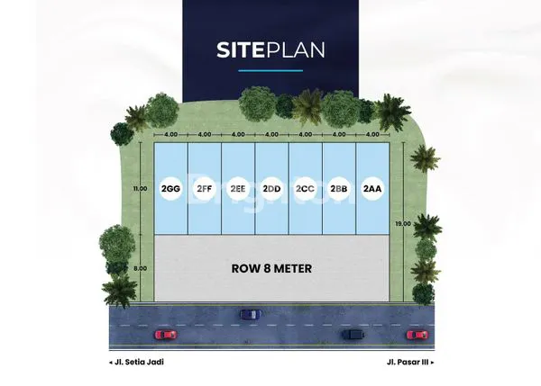 image TOWNHOUSE 2,5 TINGKAT DAERAH JALAN PASAR 3  KRAKATAU HADAP BARAT SIAP HUNI FULL GRANIT-MEDAN TIMUR (3)