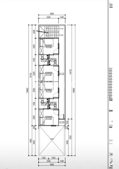 image KOST BARU HARGA MURAH BALIK MODAL CEPAT 4.25 LANTAI 19 KAMAR DENGAN KAMAR MANDI DALAM DI TANJUNG DUREN (5)