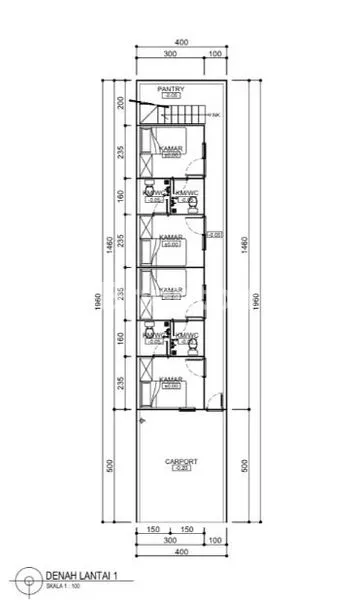 image KOST BARU 4,25 LANTAI 12 KAMAR DENGAN KAMAR MANDI DALAM KOMPLEK TANJUNG DUREN (2)