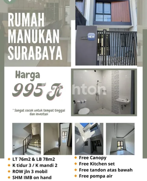 image RUMAH MANUKAN, SANGAT COCOK UNTUK TEMPAT TINGGAL DAN INVESTASI (1)