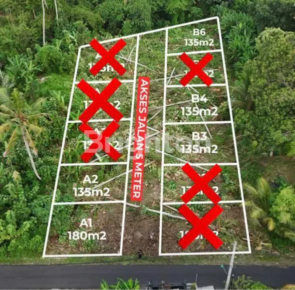 image TANAH KAVLING SIAP BANGUN COCOK UNTUK VILLA, PERUMAHAN ZONA KUNING DI BONGAN TABANAN (2)