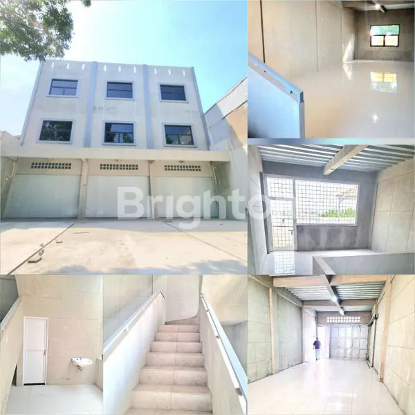 RUKO BARU 3.5 LANTAI DI PUSAT BANDUNG, PLAFON 4M, SIAP USAHA