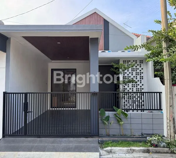 image RUMAH BARU NEW GRESS 1 LANTAI MODERN COMPACT HOUSE FURNISHED DI PAKUWON CITY SURABAYA DEKAT PCM ITS UNAIR GM GALAXY MAL MULYOSARI SUTOREJO  (1)