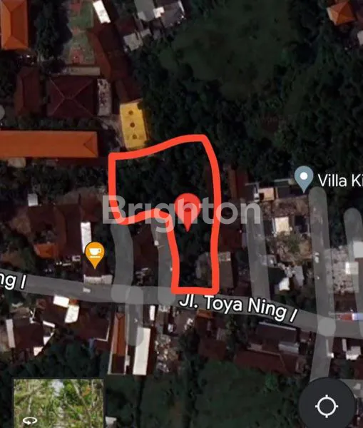TANAH DI JALAN TOYA NING 1 DENGAN LUAS 11 ARE ATAU 1.100 M²