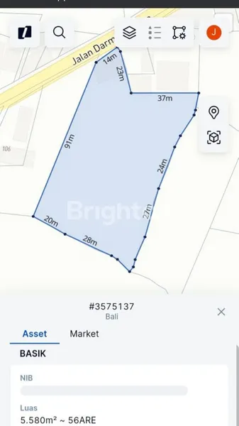 image TANAH LUAS PINGGIR JALAN UTAMA DHARMAWANGSA – POTENSI KOMERSIAL DAN INVESTASI SKALA BESAR (4)