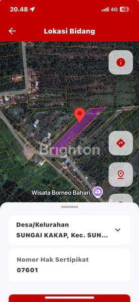 image TANAH DIJUAL LOKASI DI SUNGAI KAKAP  (2)