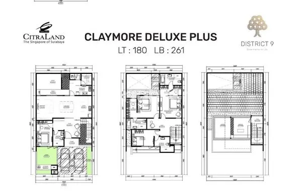image NEW CLUSTER DISTRICT NINE CLAYMORE DELUXE PLUS TYPE CITRALAND SURABAYA  (8)