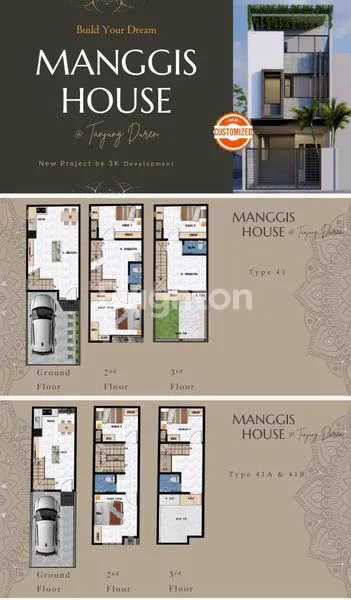 image RUMAH BARU TANJUNG DUREN 3 LANTAI INDENT STRATEGIS   (3)