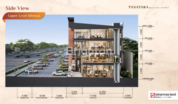 image RUKO TANATARA BUSINESS AVENUE STUDIO LOFT 4 LANTAI STRATEGIS SEBERANG PERUMAHAN ELIT TANAKAYU BSD CITY (5)