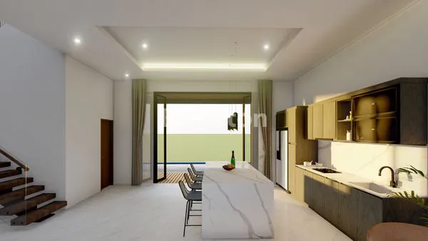 image VILLA 2 LANTAI TYPE PEARL DI PERERENAN CANGGU- 3 KAMAR, POOL , LOKASI TENANG & PREMIUM , MULAI RP 5,8 M   (6)