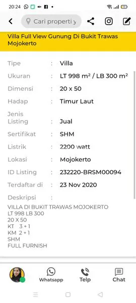 image VILLA MURAH FULL FURNISH DI BUKIT TRAWAS MOJOKERTO (5)