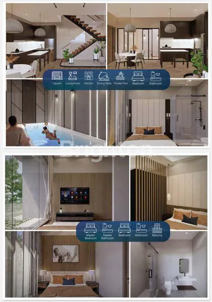 image VILLA MEWAH 3KT FULLY FURNISHED DI PERERENAN, VIEW SAWAH (3)