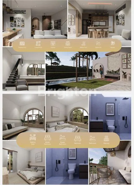 image VILLA MEWAH 2KT FULLY FURNISHED DI PERERENAN, VIEW SAWAH (2)