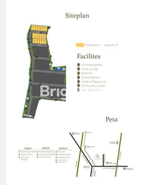 image RUMAH MEWAH 2 LANTAI DI CIPUTAT - 3KT, ONE GATE SYSTEM (4)