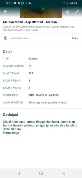 image DIJUAL CEPAT! RUKO 3 LANTAI SIAP USAHA – HARGA MURAH! (3)