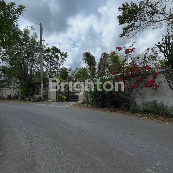 LAHAN JALAN UTAMA DI KAWASAN BINGIN BEACH, ULUWATU - BALI