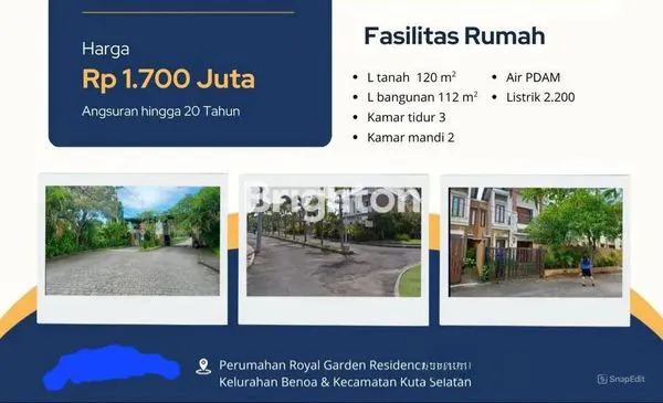 image DIJUAL RUMAH DI ROYAL GARDEN RESIDANCE (1)