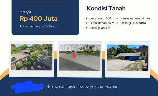 image DIJUAL TANAH ASRI KAWASAN PEMUKIMAN DEKAT JALAN IDABAGUS MANTRA ,TAKMUNG (1)