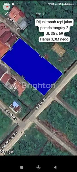TANAH KOMERSIAL PREMIUM 2592M² DI JALAN PEMDA PONTIANAK TIMUR