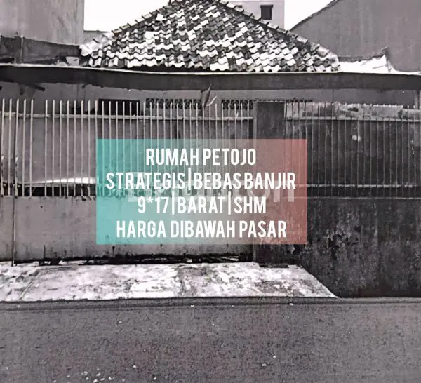 image RUMAH STRATEGIS PETOJO 153M² HARGA TURUN 800 JUTA DI BAWAH NJOP (3)