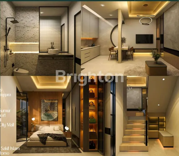 image RUMAH MODERN MINIMALIS 4 UNIT JEJER TERBARU CASUAL EKSKLUSIF FASILITAS LENGKAP LINGKUNGAN AMAN PURI MAS (UNIT A DAN B) (3)