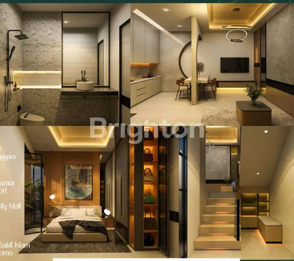 image RUMAH MODERN 4 UNIT JEJER TERBARU CASUAL EKSKLUSIF FASILITAS LENGKAP ONE GATE SYSTEM PURI MAS (UNIT A DAN B) (3)